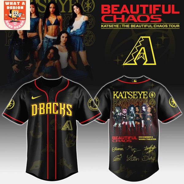 Arizona Diamondbacks x Katseye The Beautiful Chaos Tour 2025 Jersey