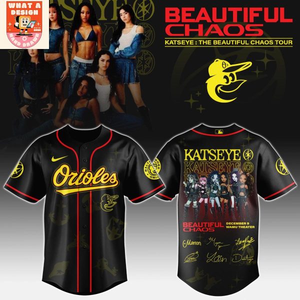 Baltimore Orioles x Katseye The Beautiful Chaos Tour 2025 Jersey