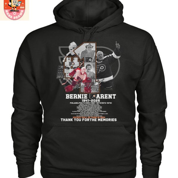 Bernie Parent Legend Flyers 2025 Memories T Shirt