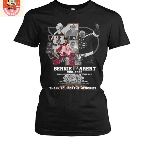 Bernie Parent Legend Flyers 2025 Memories T Shirt