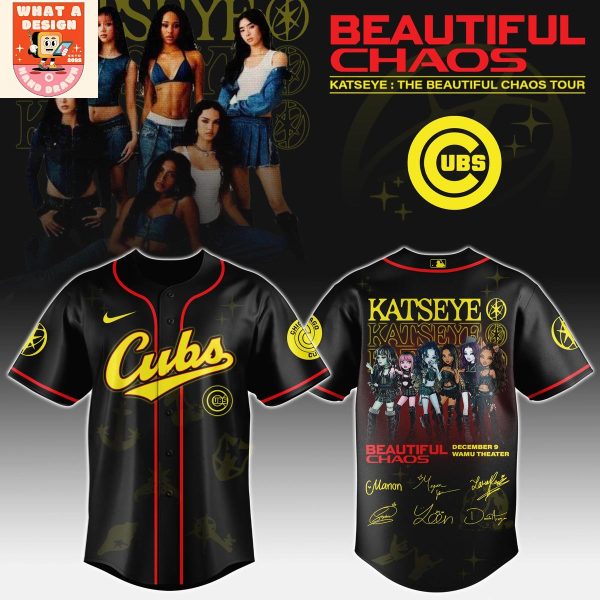 Chicago Cubs x Katseye The Beautiful Chaos Tour 2025 Jersey