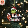 Arizona Cardinals x The Grinch Christmas Acrylic Ornament