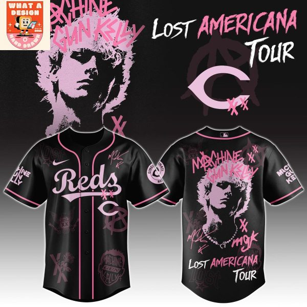 Cincinnati Reds x MGK The Lost Americana Tour Jersey