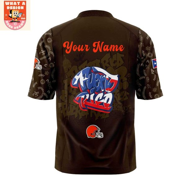 Cleveland Browns Puerto Rican Heritage 2025 Football Jersey