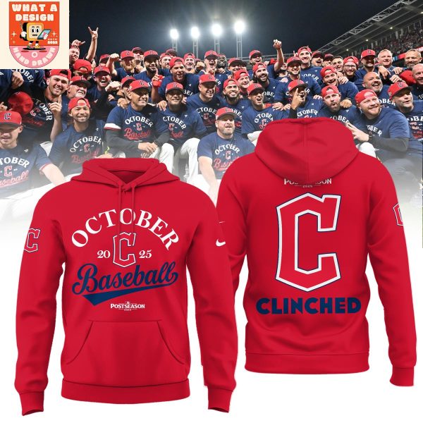 Cleveland Guardians 2025 MLB Postseason October Hoodie Shirt