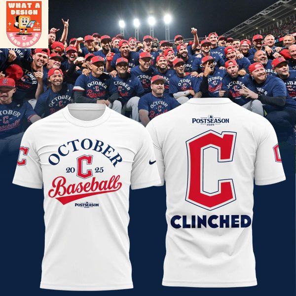 Cleveland Guardians 2025 MLB Postseason October Hoodie Shirt
