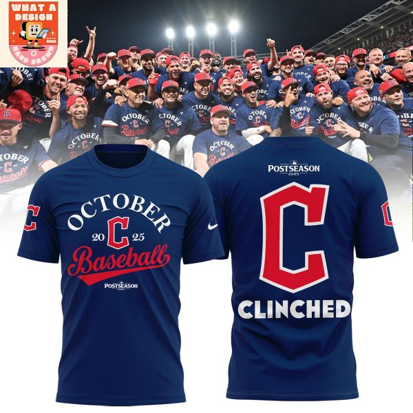 Cleveland Guardians 2025 MLB Postseason October Hoodie Shirt