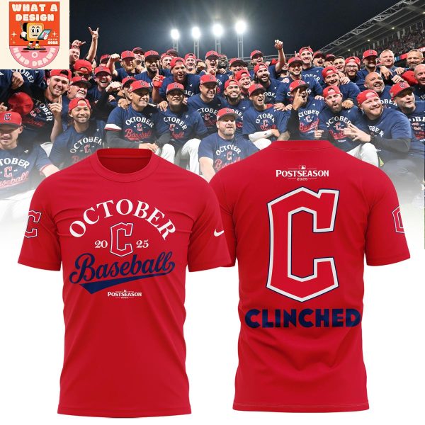 Cleveland Guardians 2025 MLB Postseason October Hoodie Shirt