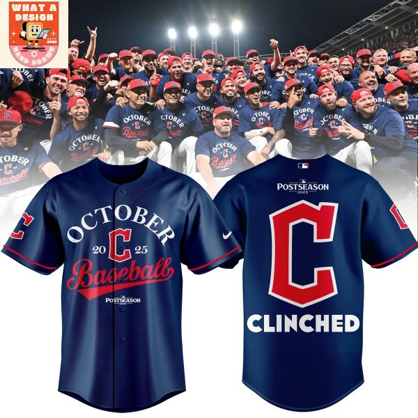 Cleveland Guardians 2025 MLB Postseason October Jersey