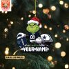 Denver Broncos x The Grinch Christmas Acrylic Ornament