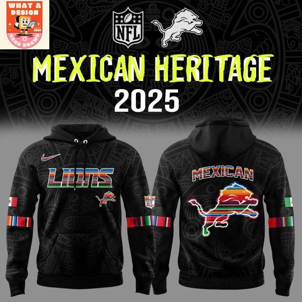 Detroit Lions Mexican Heritage Hoodie Shirt