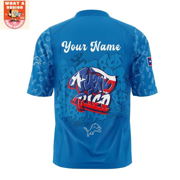 Detroit Lions Puerto Rican Heritage 2025 Football Jersey
