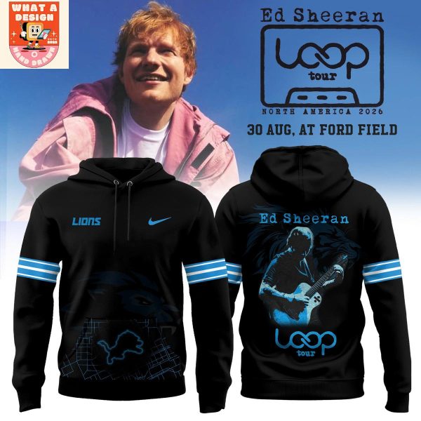 Detroit Lions x Ed Sheeran Loop Tour 2026 Hoodie Shirt