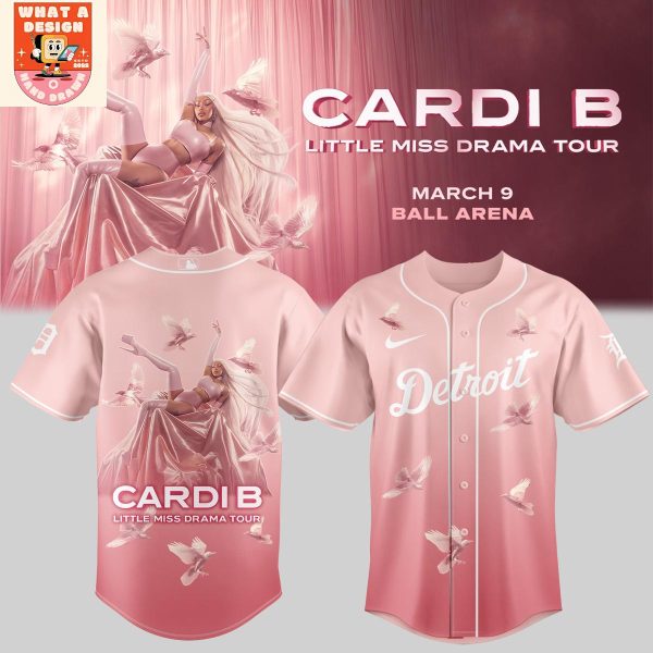 Detroit Tigers x Cardi B Little Miss Drama Tour Jersey