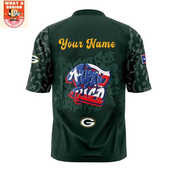 Green Bay Packers Puerto Rican Heritage 2025 Football Jersey