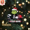 Green Bay Packers x The Grinch Christmas Acrylic Ornament
