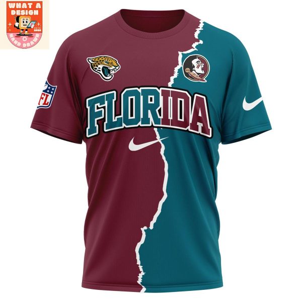 Jacksonville Jaguars x Florida State Seminoles Snoopy Peanuts Shirt