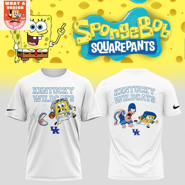 Kentucky Wildcats x SpongeBob Squarepants Hoodie Shirt