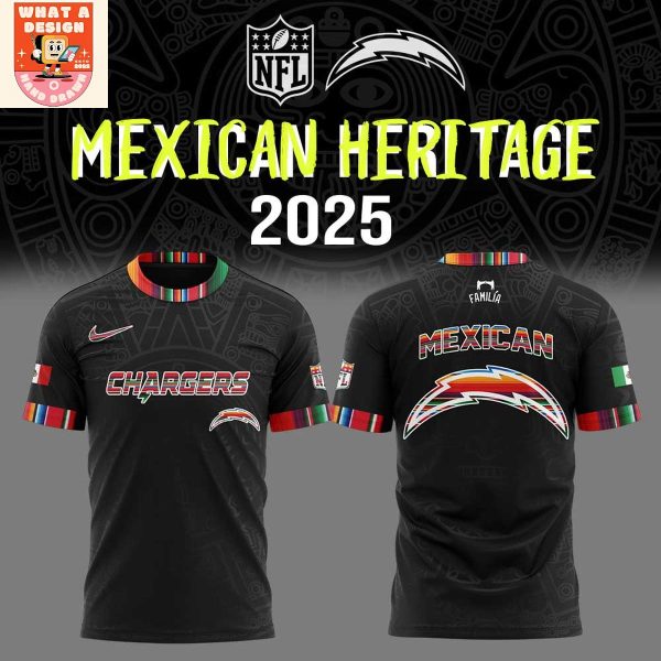 Los Angeles Chargers Mexican Heritage Hoodie Shirt