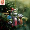 Las Vegas Raiders x Jack Skellington The Grinch Christmas Acrylic Ornament