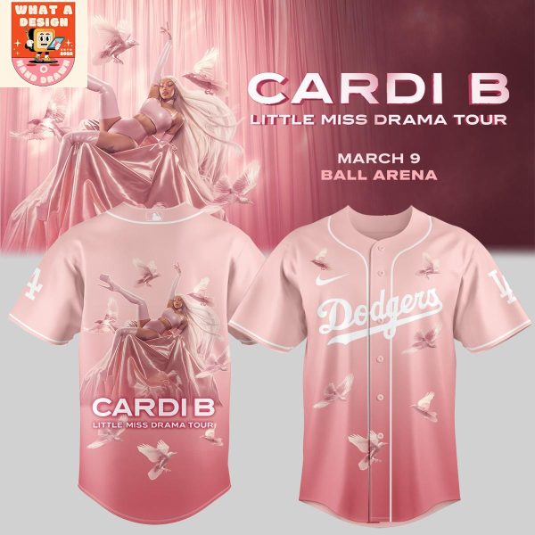 Los Angeles Dodgers x Cardi B Little Miss Drama Tour Jersey