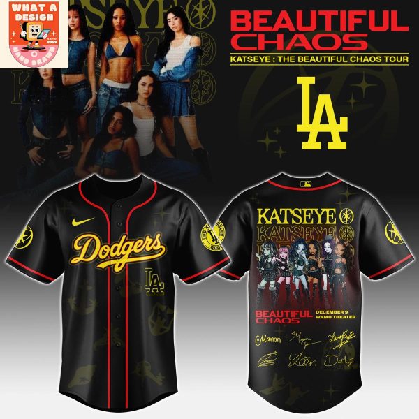 Los Angeles Dodgers x Katseye The Beautiful Chaos Tour 2025 Jersey