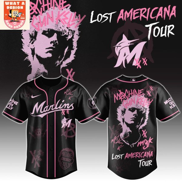 Miami Marlins x MGK The Lost Americana Tour Jersey