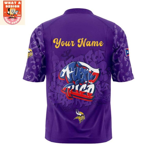 Minnesota Vikings Puerto Rican Heritage 2025 Football Jersey