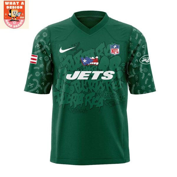 New York Jets Puerto Rican Heritage 2025 Football Jersey