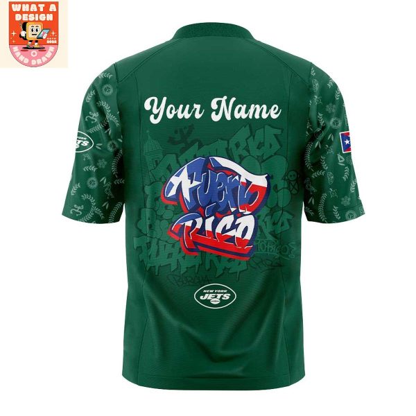New York Jets Puerto Rican Heritage 2025 Football Jersey