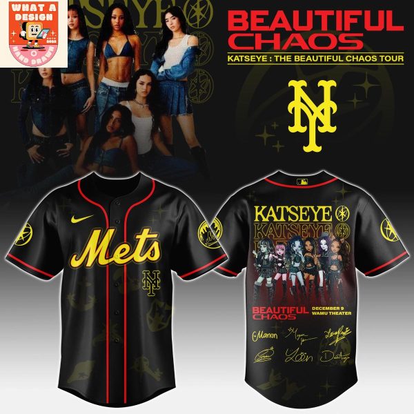 New York Mets x Katseye The Beautiful Chaos Tour 2025 Jersey