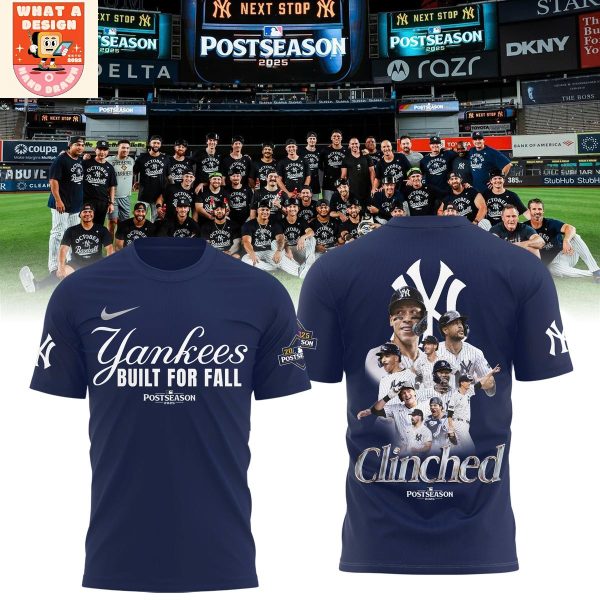 New York Yankees October 2025 Built For Fall Hoodie Shirt