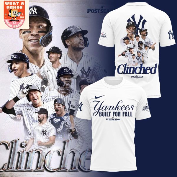 New York Yankees October 2025 Built For Fall Hoodie Shirt