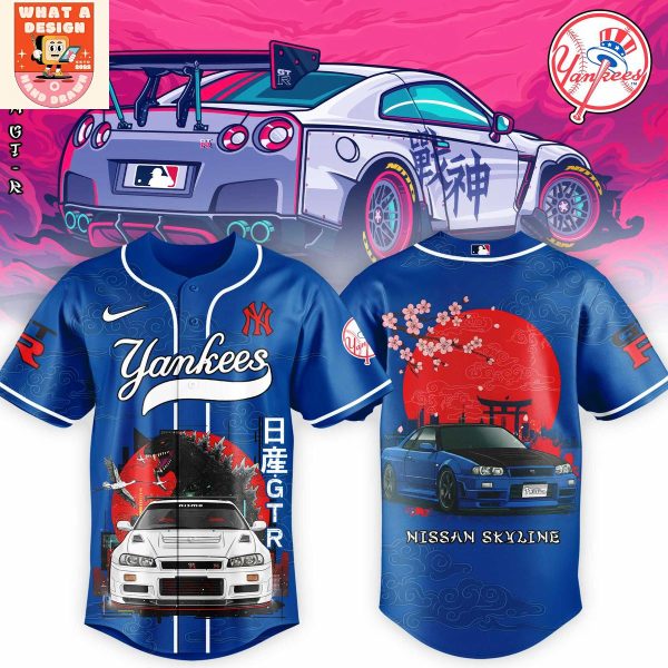 New York Yankees x GTR Nissan Skyline Japan Jersey