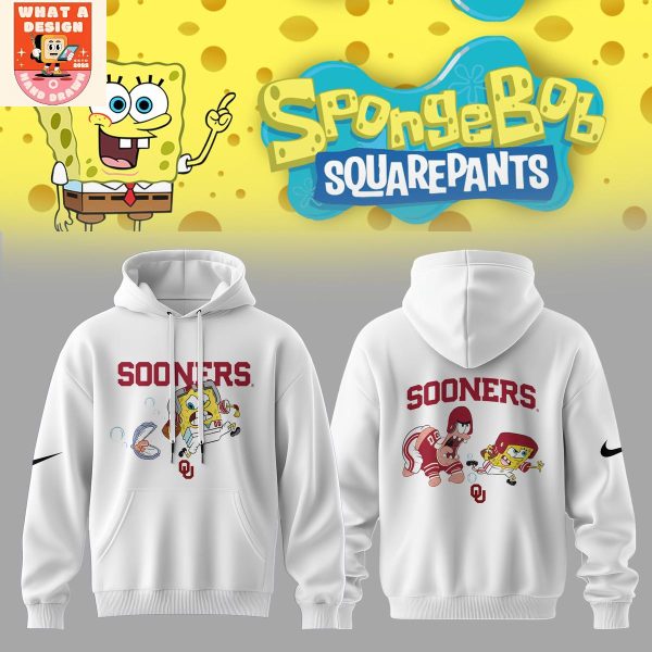 Oklahoma Sooners x SpongeBob Squarepants Hoodie Shirt