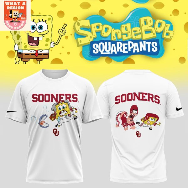 Oklahoma Sooners x SpongeBob Squarepants Hoodie Shirt