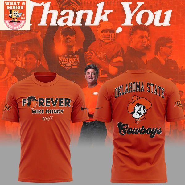 Oklahoma State Cowboys Thank You Coach Mike Gundy Hoodie Shirt