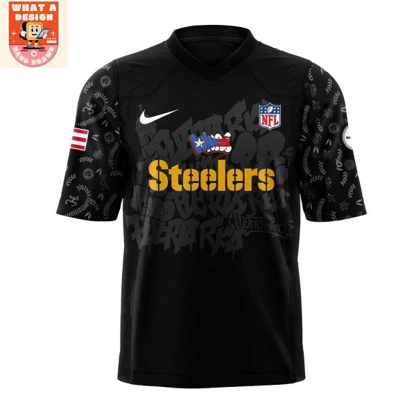 Pittsburgh Steelers Puerto Rican Heritage 2025 Football Jersey