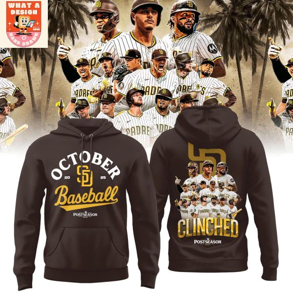 San Diego Padres October 2025 Postseason Hoodie Shirt