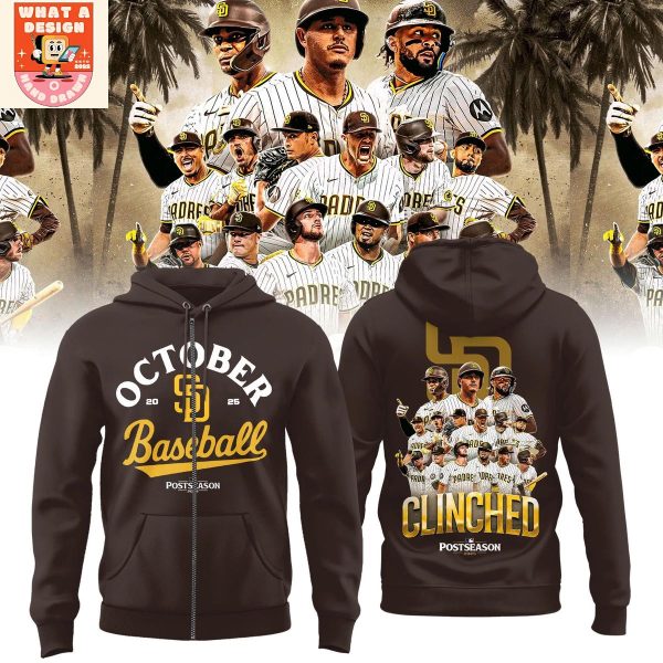 San Diego Padres October 2025 Postseason Hoodie Shirt