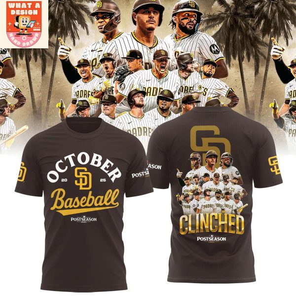 San Diego Padres October 2025 Postseason Hoodie Shirt