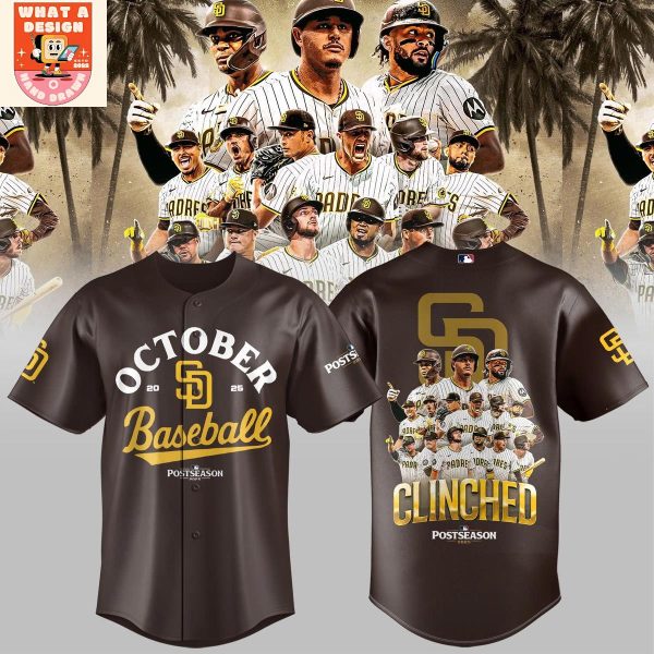 San Diego Padres October 2025 Postseason Jersey