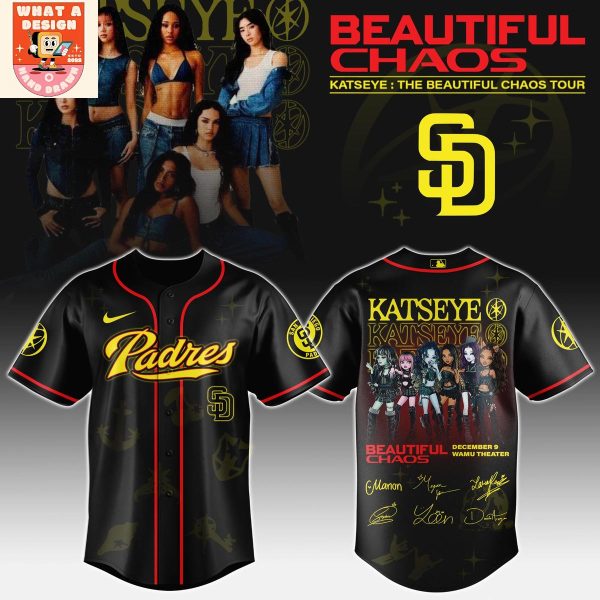 San Diego Padres x Katseye The Beautiful Chaos Tour 2025 Jersey