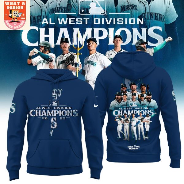 Seattle Mariners AL West Division Champions Limited Edition Hoodie Shirt