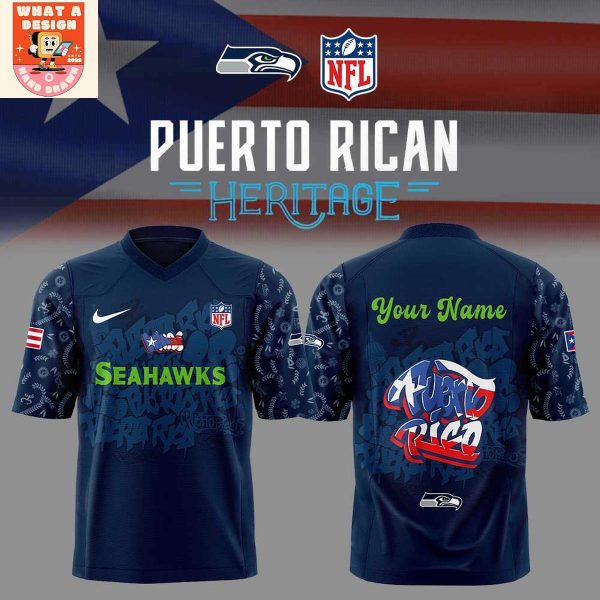 Seattle Seahawks Puerto Rican Heritage 2025 Football Jersey
