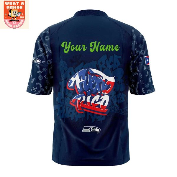 Seattle Seahawks Puerto Rican Heritage 2025 Football Jersey