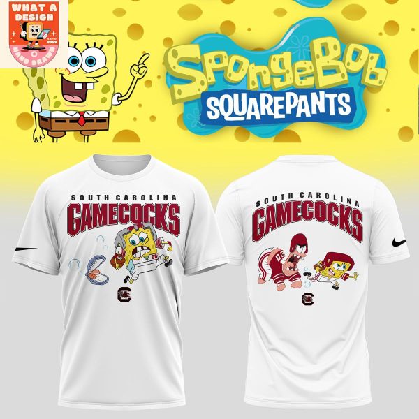 South Carolina Gamecocks x SpongeBob Squarepants Hoodie Shirt