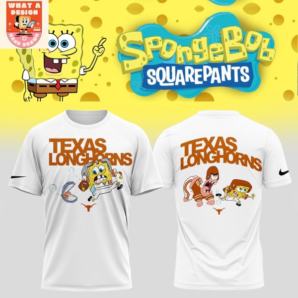 Texas Longhorns x SpongeBob Squarepants Hoodie Shirt