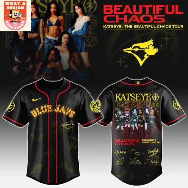 Toronto Blue Jays x Katseye The Beautiful Chaos Tour 2025 Jersey