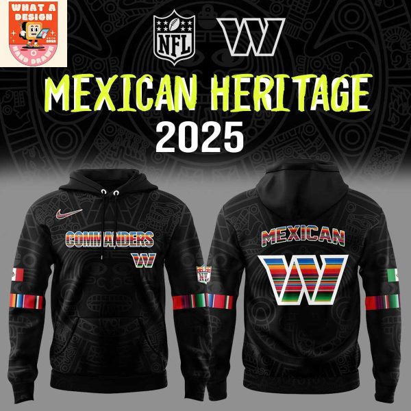 Washington Commanders Mexican Heritage Hoodie Shirt